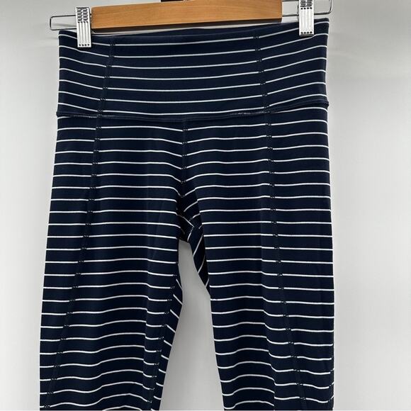 Athleta Stripe Virasana High‎ Waist Leggings Size XS - Picture 3 of 13